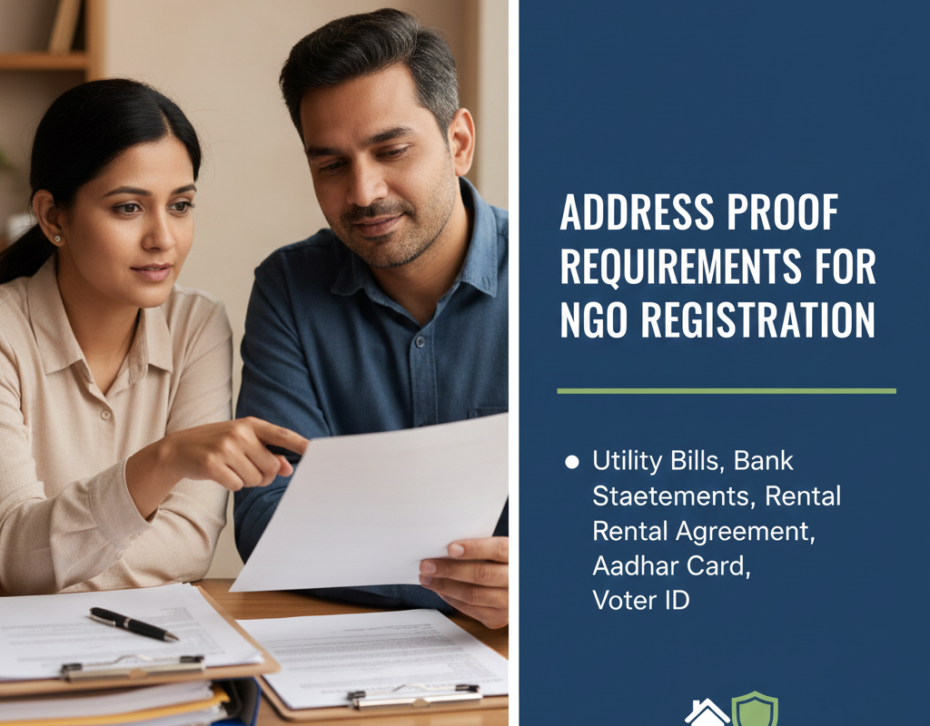 भारत में NGO के लिए Address Proof की आवश्यकताएँ