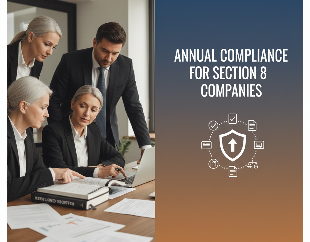 भारत में Section 8 कंपनियों के लिए वार्षिक अनुपालन 2025