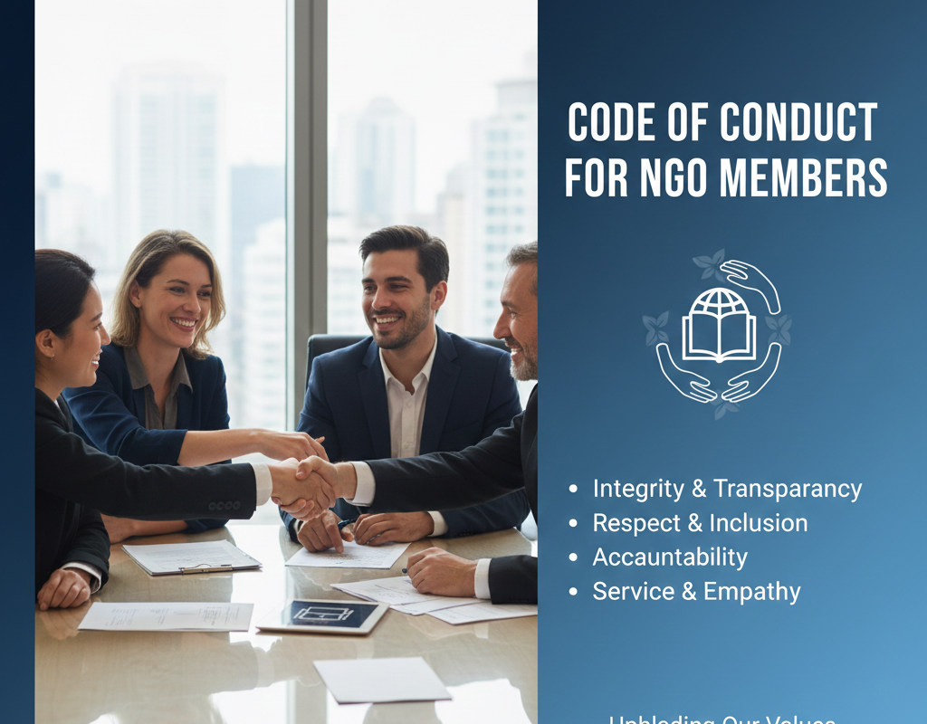 एनजीओ सदस्यों के लिए आचार संहिता