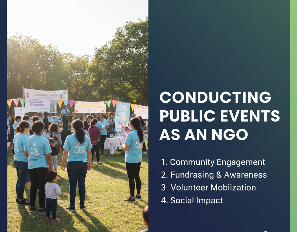 भारत में एनजीओ द्वारा सार्वजनिक कार्यक्रमों का आयोजन
