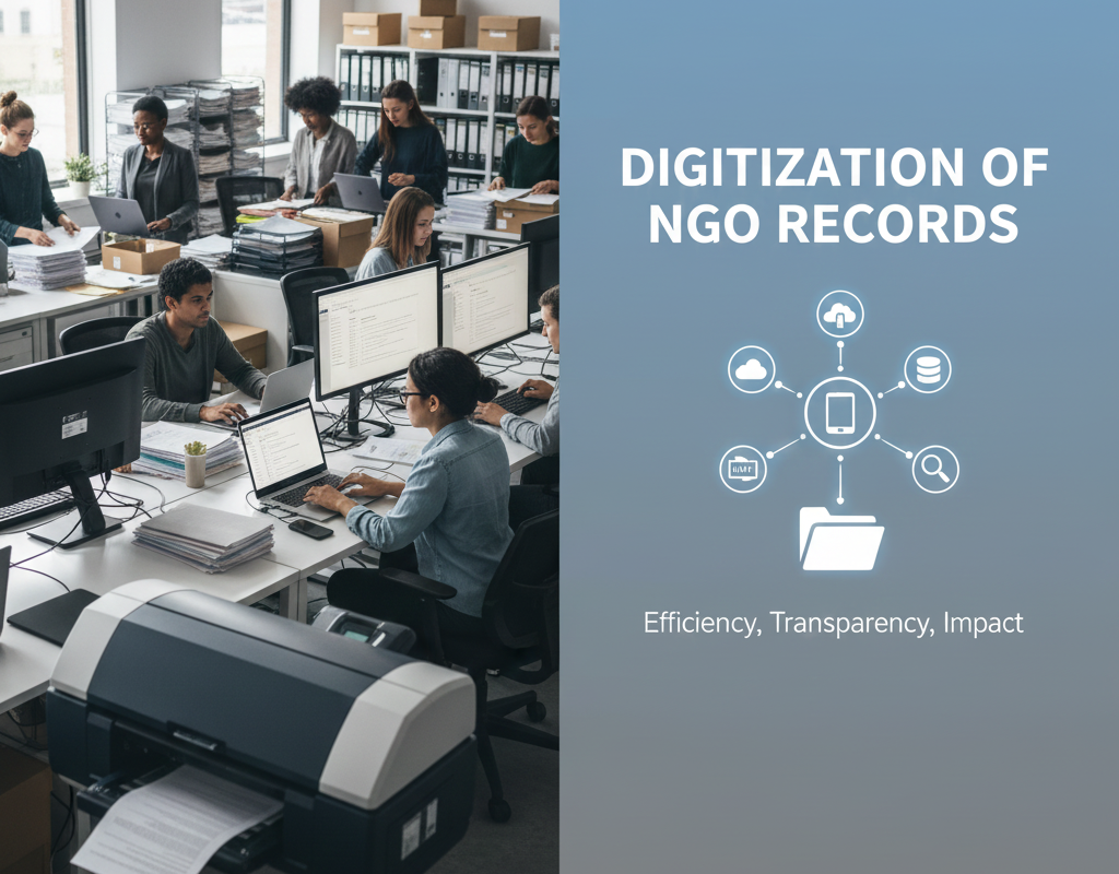 भारत में NGO रिकॉर्ड्स का डिजिटलीकरण