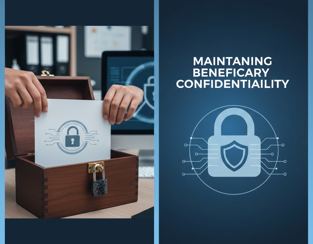 लाभार्थी गोपनीयता बनाए रखना