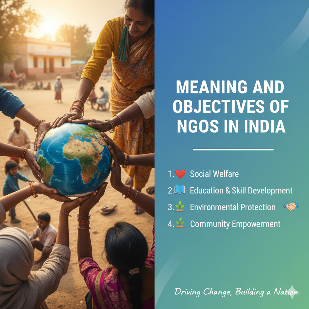Meaning and Objectives of NGOs in India