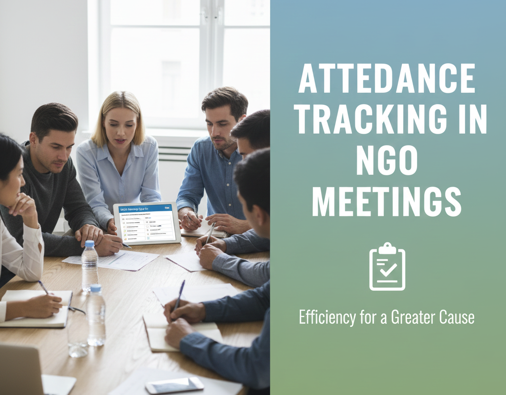 एनजीओ बैठकों में उपस्थिति ट्रैकिंग