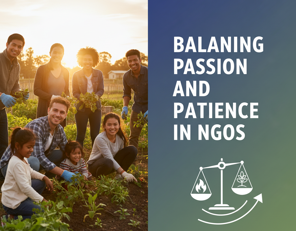 एनजीओ में जुनून और धैर्य का संतुलन