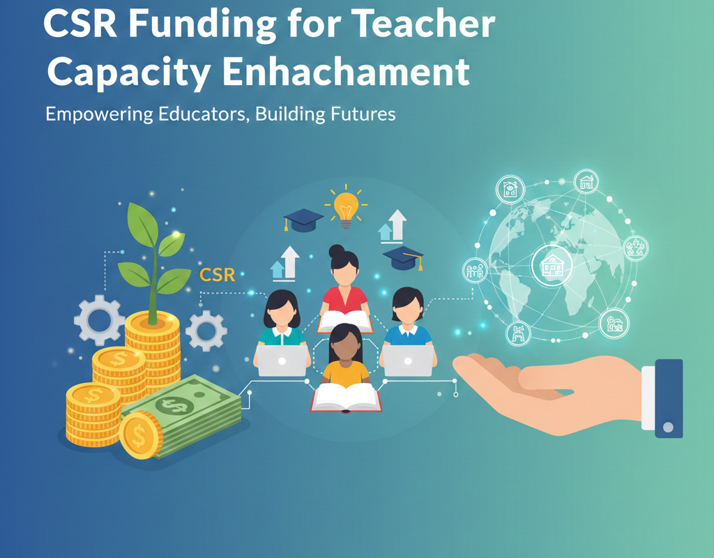 शिक्षक क्षमता संवर्धन के लिए CSR फंडिंग