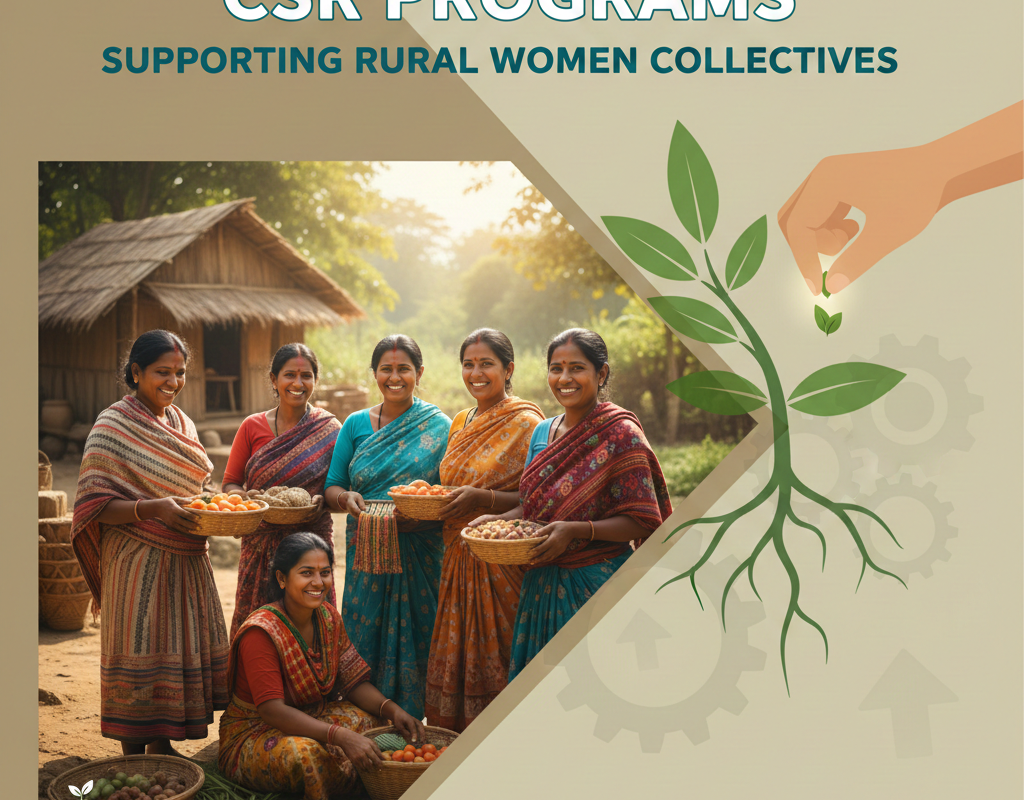 ग्रामीण महिला समूहों को सशक्त बनाने में CSR कार्यक्रमों की भूमिका