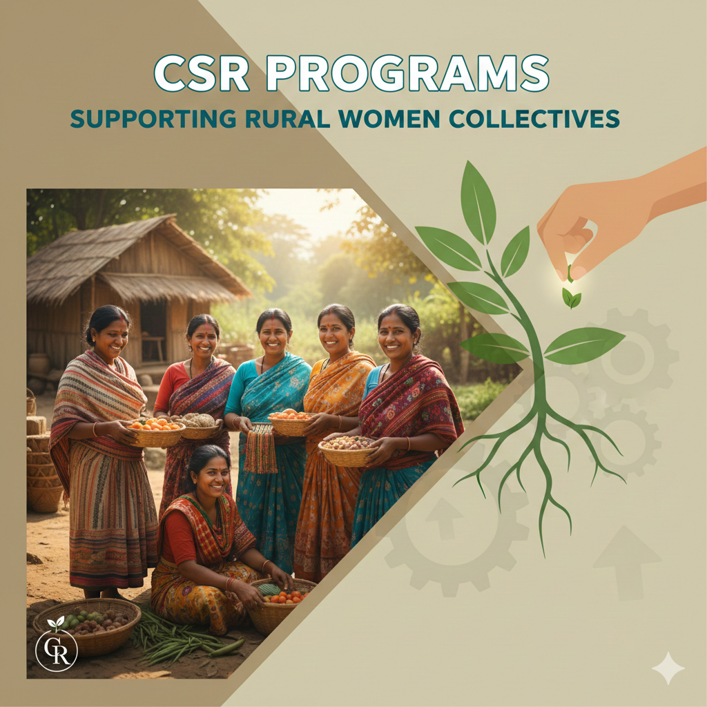 ग्रामीण महिला समूहों को सशक्त बनाने में CSR कार्यक्रमों की भूमिका
