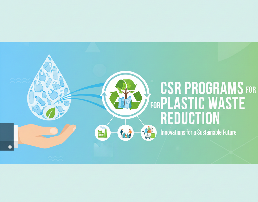 प्लास्टिक अपशिष्ट घटाने के लिए CSR प्रोग्राम्स