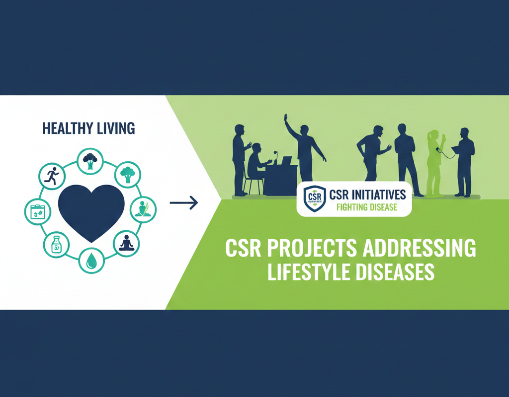 भारत में जीवनशैली रोगों पर केंद्रित CSR परियोजनाएँ