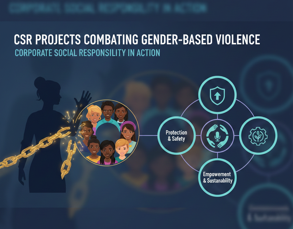 लिंग-आधारित हिंसा से लड़ने वाली CSR परियोजनाएं
