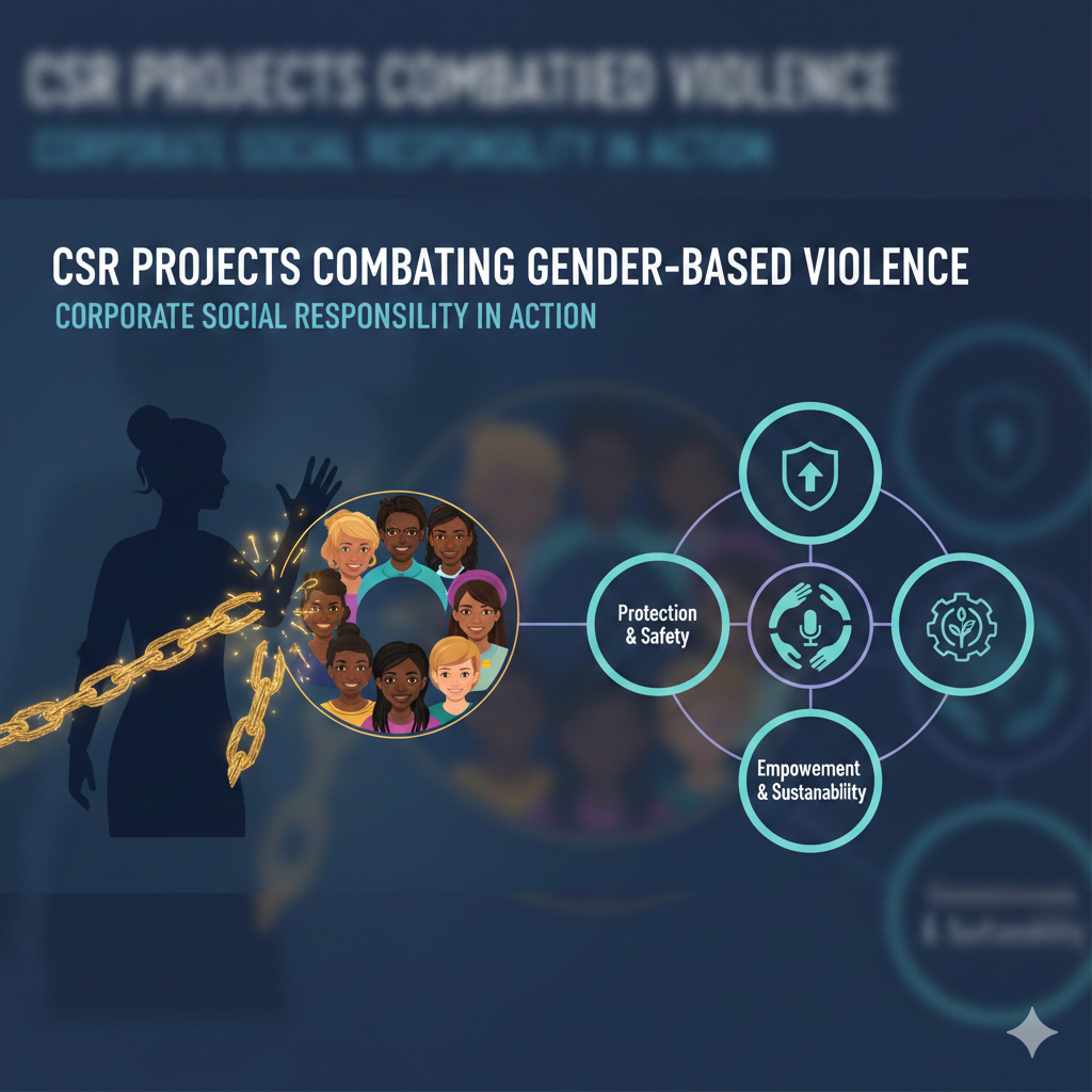 लिंग-आधारित हिंसा से लड़ने वाली CSR परियोजनाएं