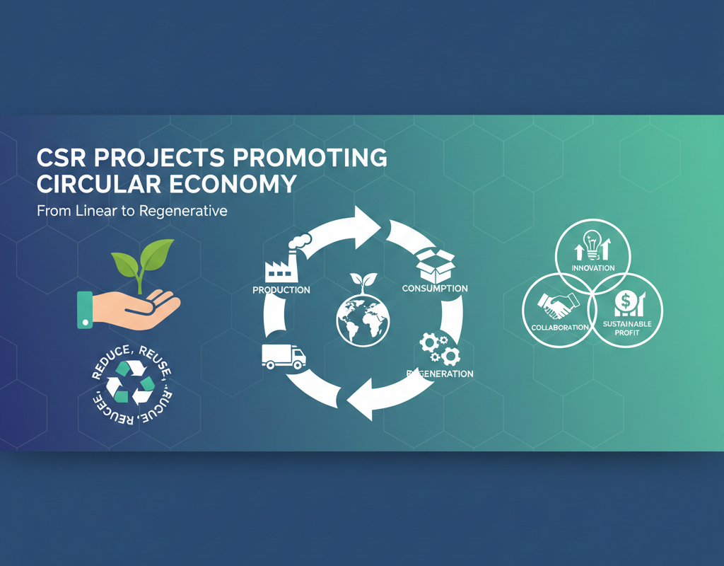 CSR प्रोजेक्ट्स जो सर्कुलर इकोनॉमी को बढ़ावा दे रहे हैं
