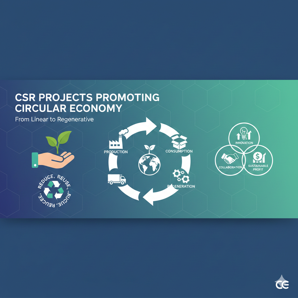 CSR प्रोजेक्ट्स जो सर्कुलर इकोनॉमी को बढ़ावा दे रहे हैं