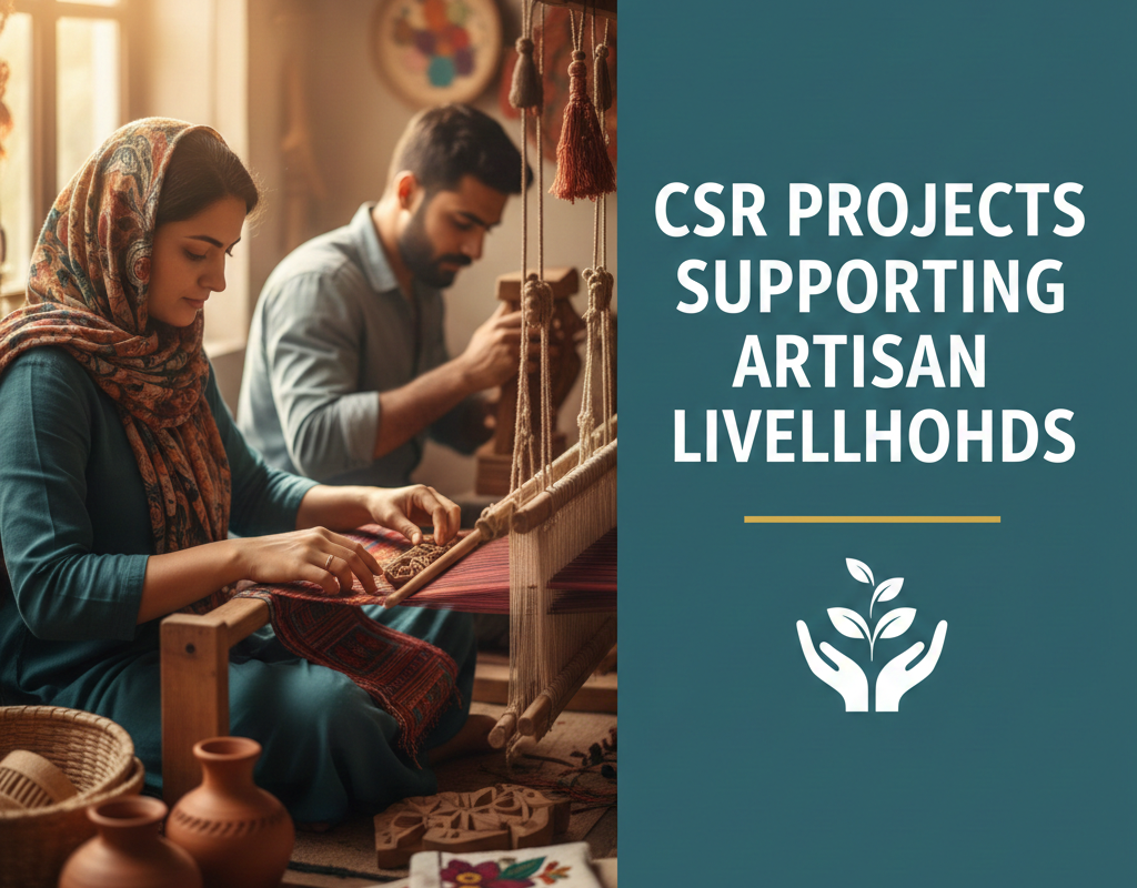 कारीगर आजीविका को सशक्त बनाने वाले CSR प्रोजेक्ट्स