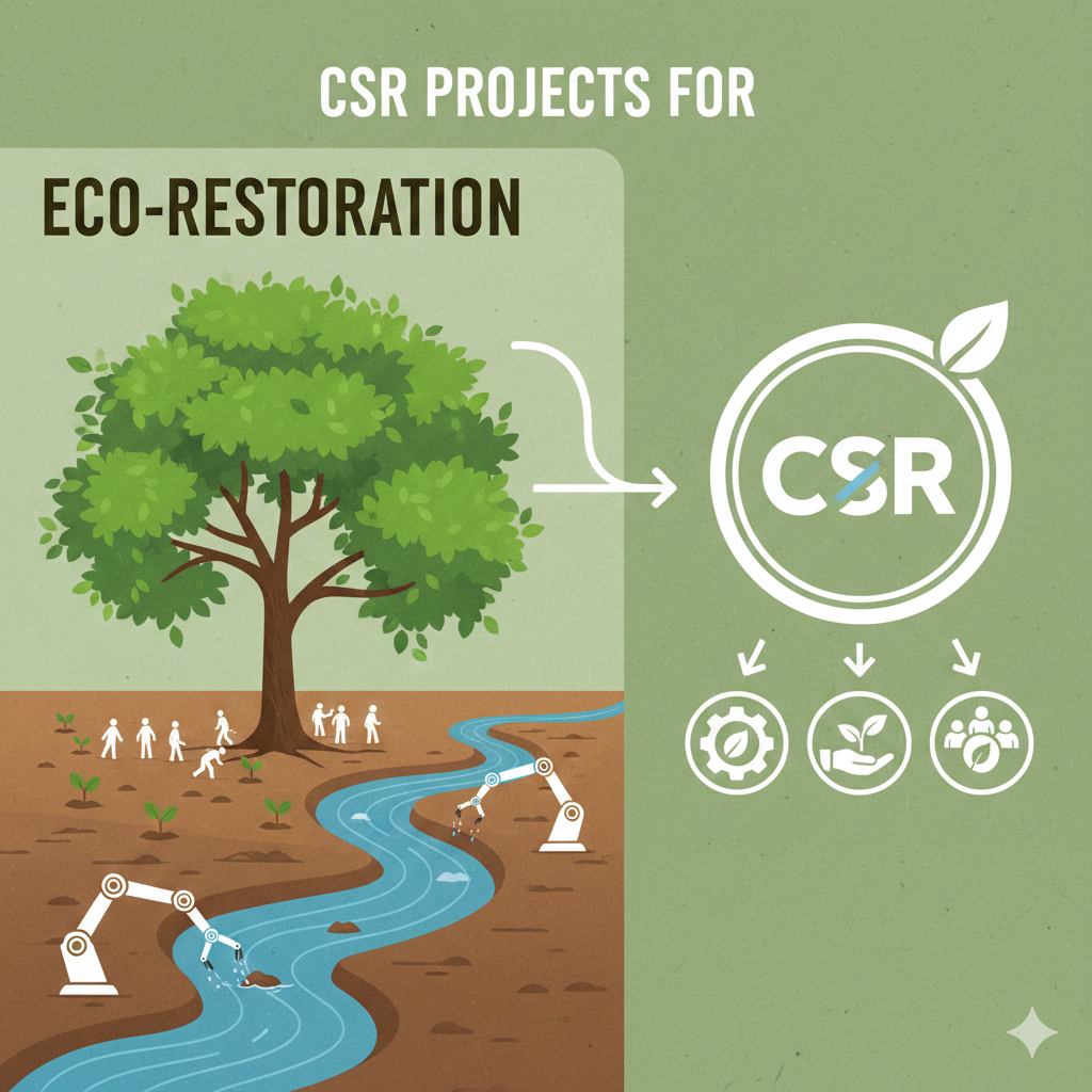भारत में ईको-रिस्टोरेशन के लिए CSR प्रोजेक्ट्स