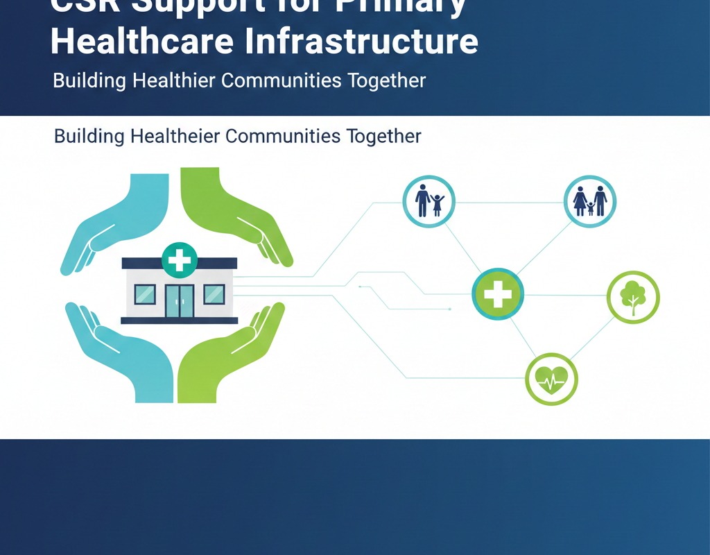 भारत में प्राथमिक स्वास्थ्य अवसंरचना को सशक्त बनाने में CSR की भूमिका