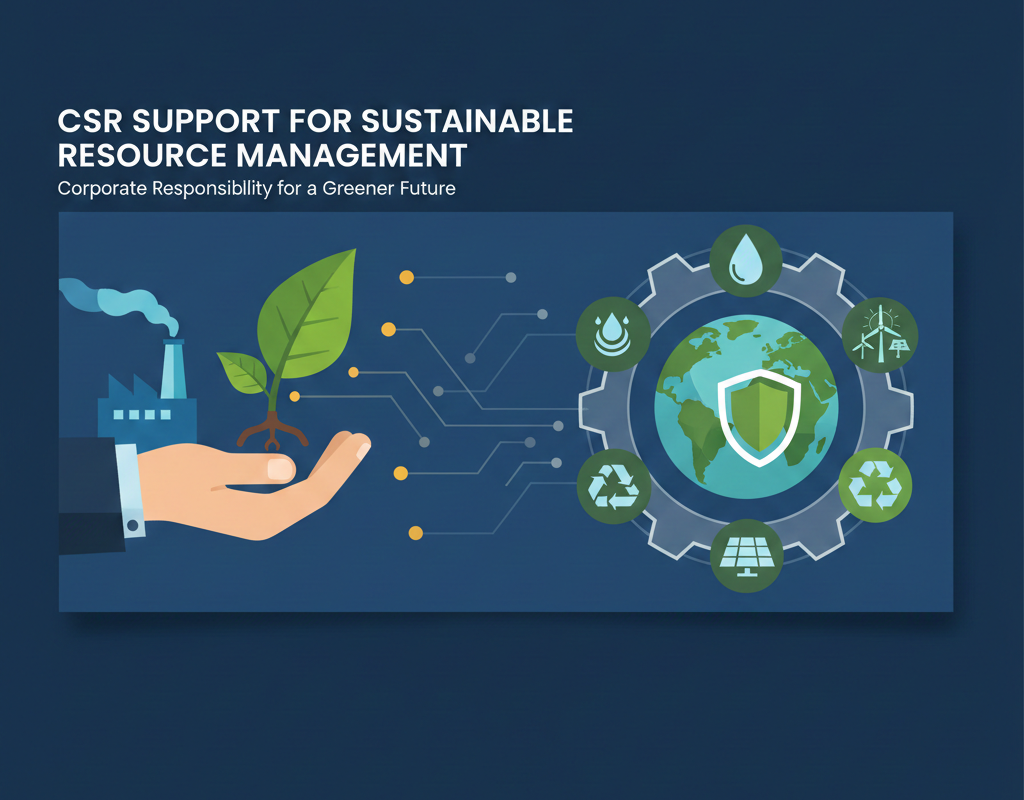 CSR का समर्थन: भारत में सतत संसाधन प्रबंधन के लिए