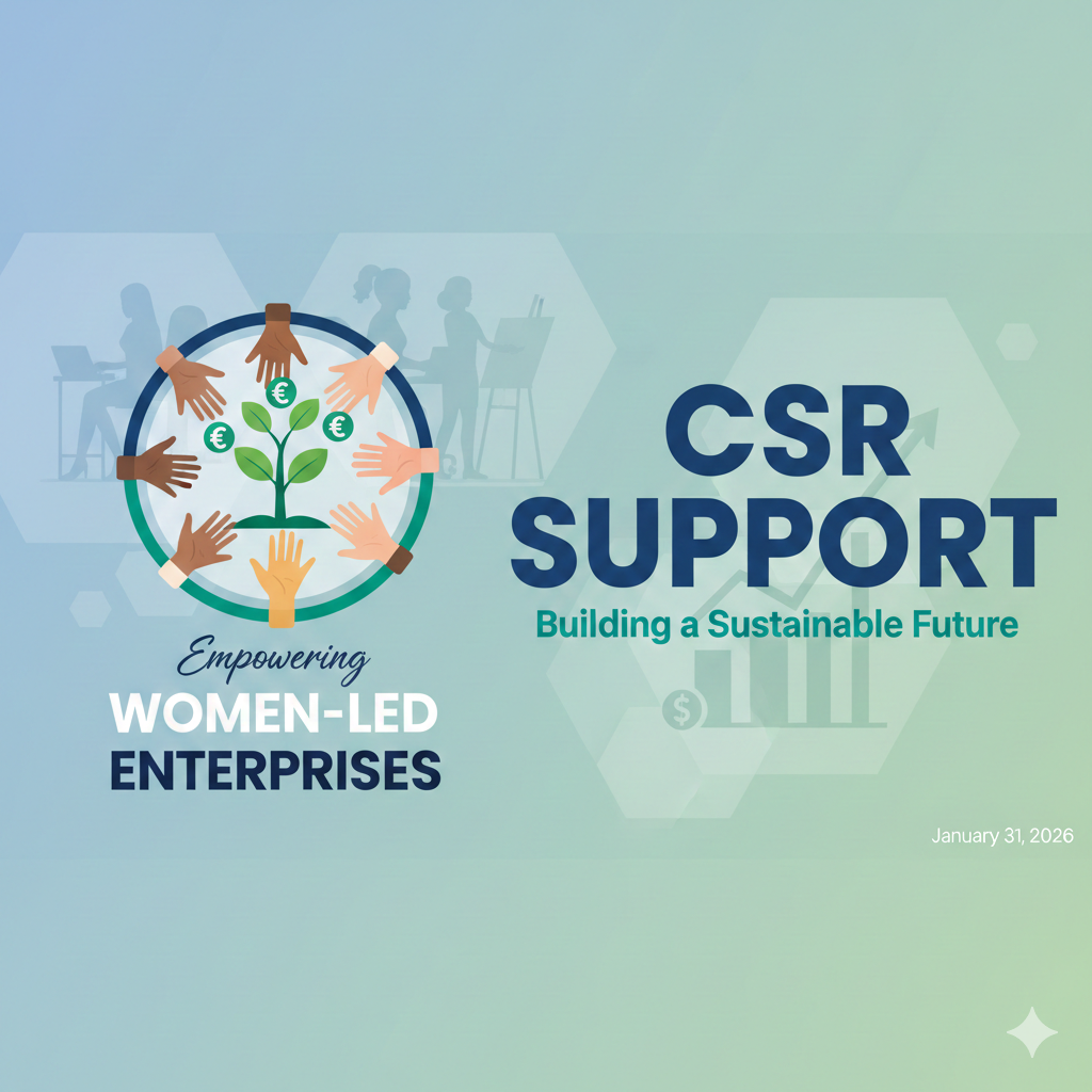 महिला नेतृत्व वाले उद्यमों के लिए CSR समर्थन