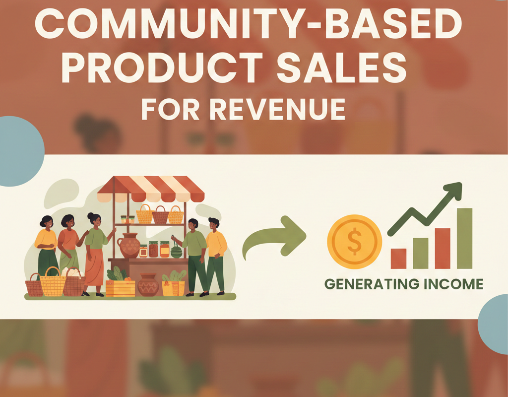 सामुदायिक आधारित उत्पाद बिक्री से राजस्व