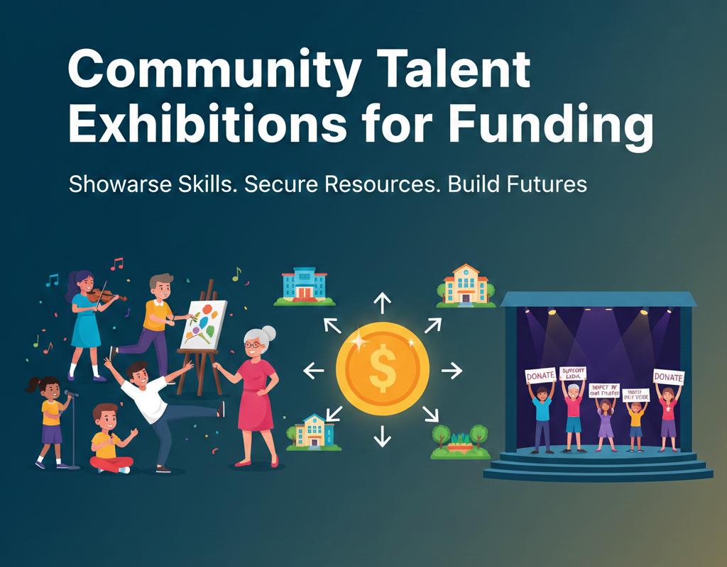 समुदाय आधारित प्रतिभा प्रदर्शनी द्वारा फंडिंग