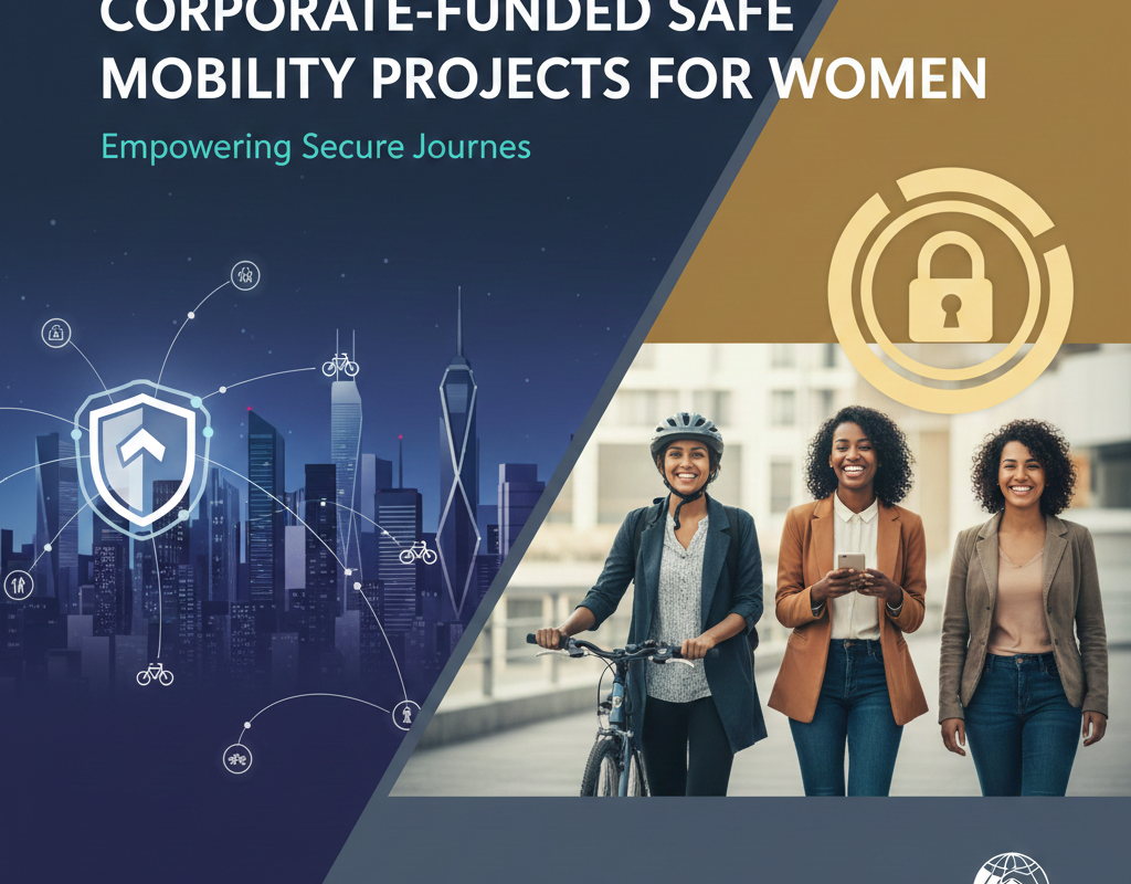 महिलाओं के लिए कॉरपोरेट वित्तपोषित सुरक्षित आवागमन परियोजनाएँ