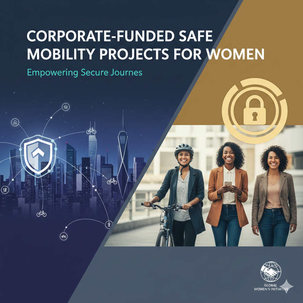 महिलाओं के लिए कॉरपोरेट वित्तपोषित सुरक्षित आवागमन परियोजनाएँ