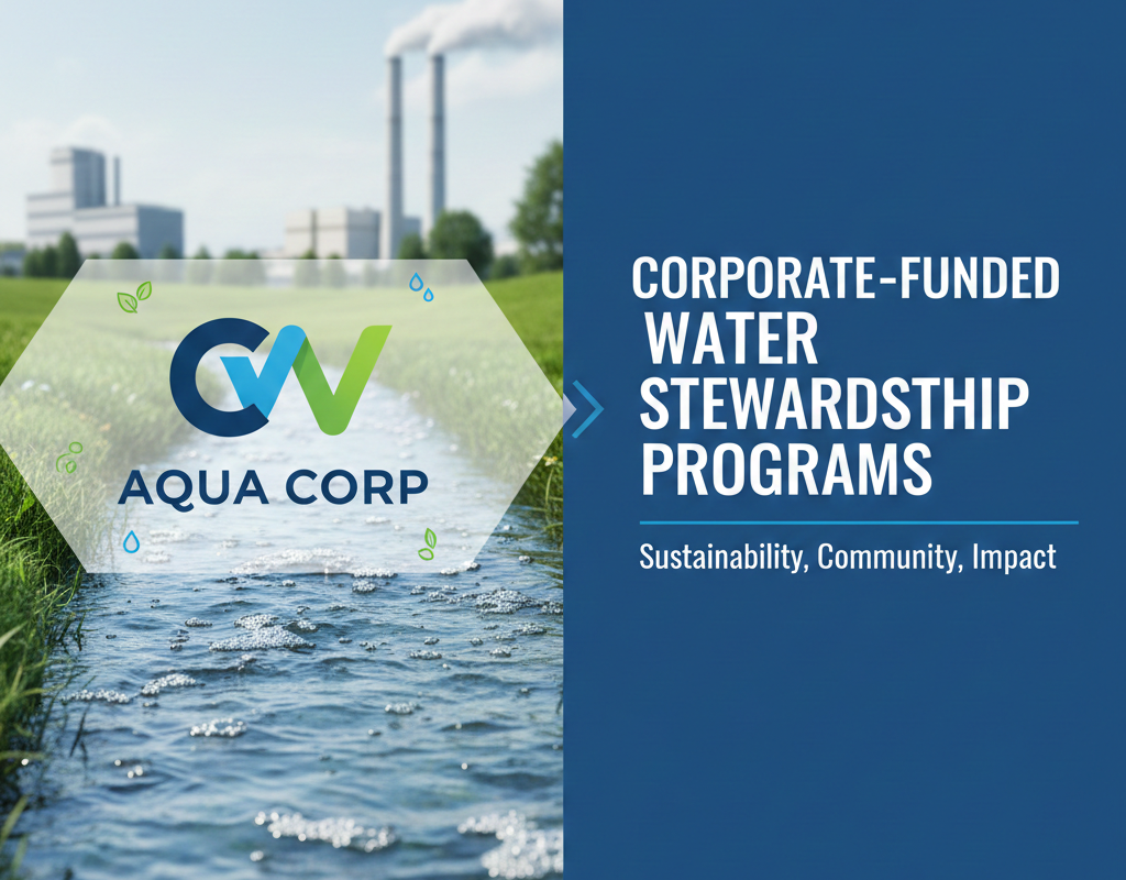 कॉर्पोरेट-वित्तपोषित जल संरक्षण कार्यक्रम