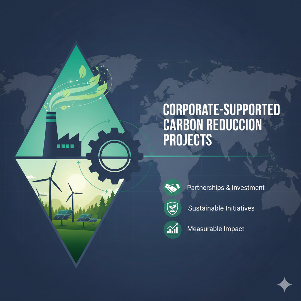 कॉर्पोरेट-सपोर्टेड कार्बन रिडक्शन प्रोजेक्ट्स