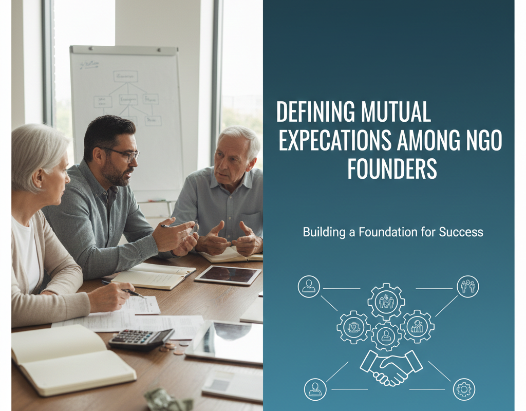 एनजीओ संस्थापकों के बीच पारस्परिक अपेक्षाओं की परिभाषा