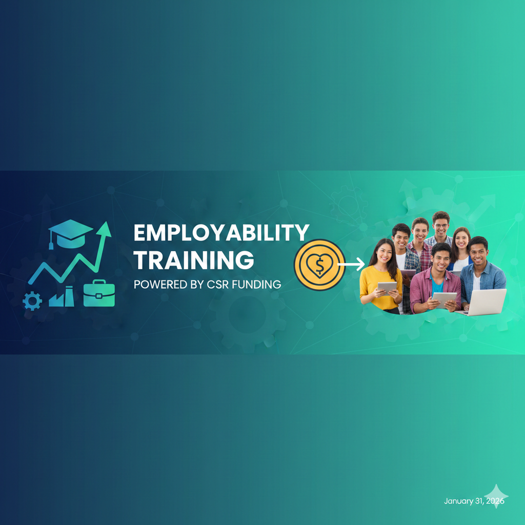 द्वारा वित्तपोषित रोजगारयोग्यता प्रशिक्षण कार्यक्रम