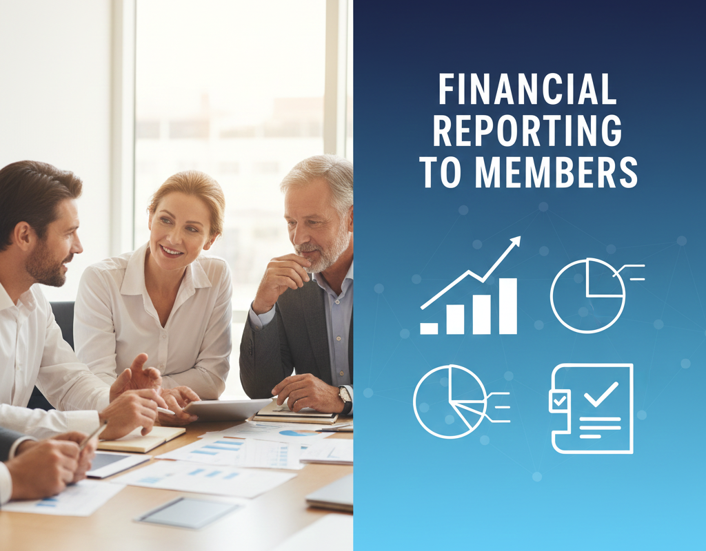 सदस्यों के लिए वित्तीय रिपोर्टिंग