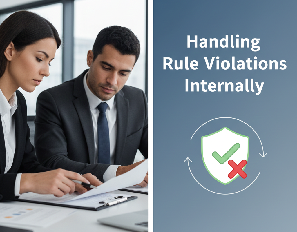 एनजीओ में नियम उल्लंघनों का आंतरिक प्रबंधन