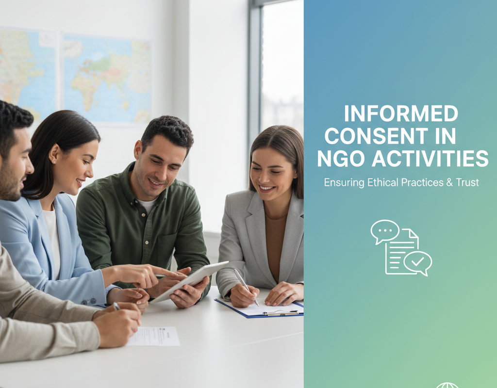 एनजीओ गतिविधियों में सूचित सहमति