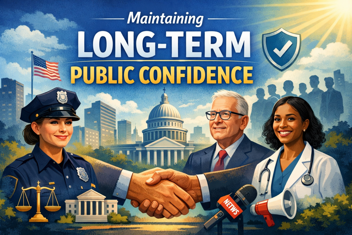 दीर्घकालिक सार्वजनिक विश्वास बनाए रखना