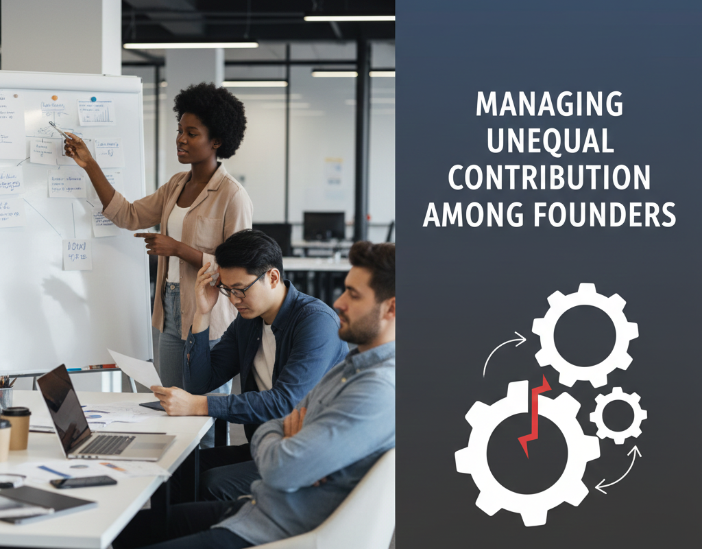 संस्थापक के असमान योगदान का प्रबंधन