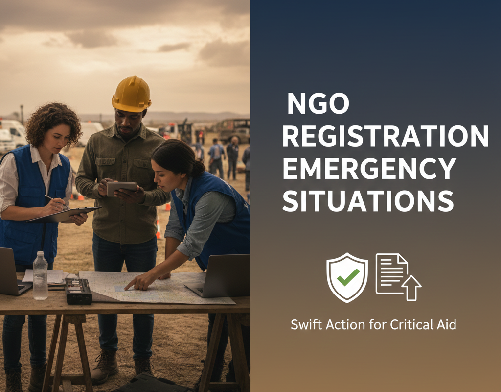 आपातकालीन परिस्थितियों में एनजीओ पंजीकरण