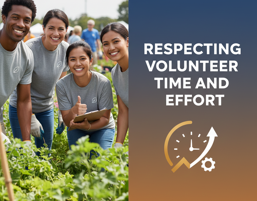 स्वयंसेवक के समय और प्रयास का सम्मान