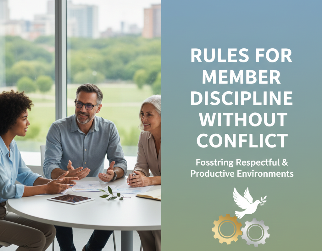 बिना टकराव सदस्य अनुशासन नियम