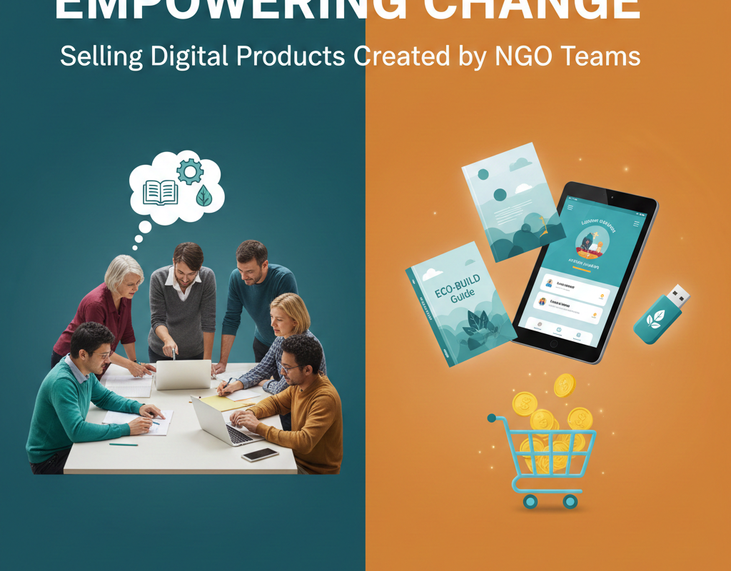 एनजीओ टीमों द्वारा बनाए गए डिजिटल उत्पादों की बिक्री