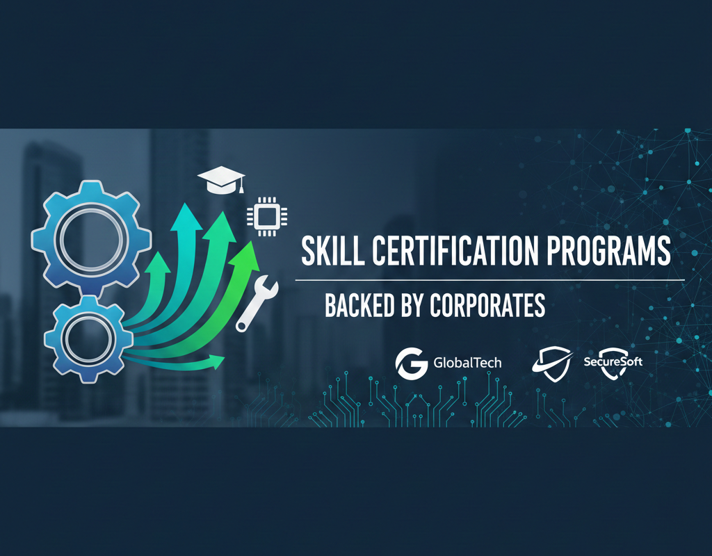 कॉरपोरेट्स द्वारा समर्थित स्किल सर्टिफिकेशन प्रोग्राम