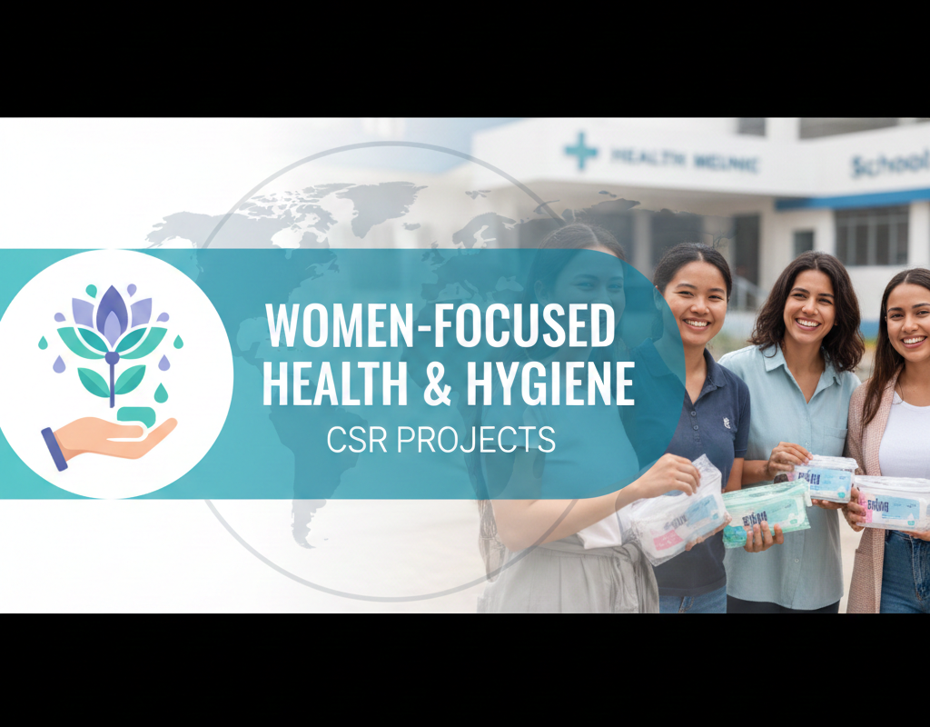 महिला-केंद्रित स्वास्थ्य एवं स्वच्छता CSR परियोजनाएँ