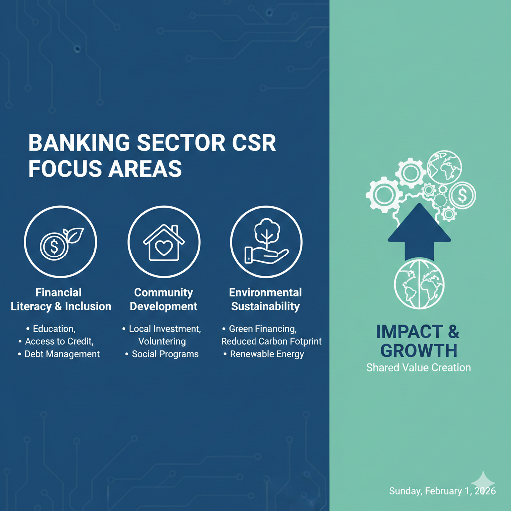 भारत में बैंकिंग सेक्टर CSR के फोकस क्षेत्र