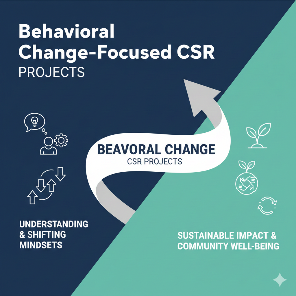 व्यवहार परिवर्तन केंद्रित CSR परियोजनाएँ