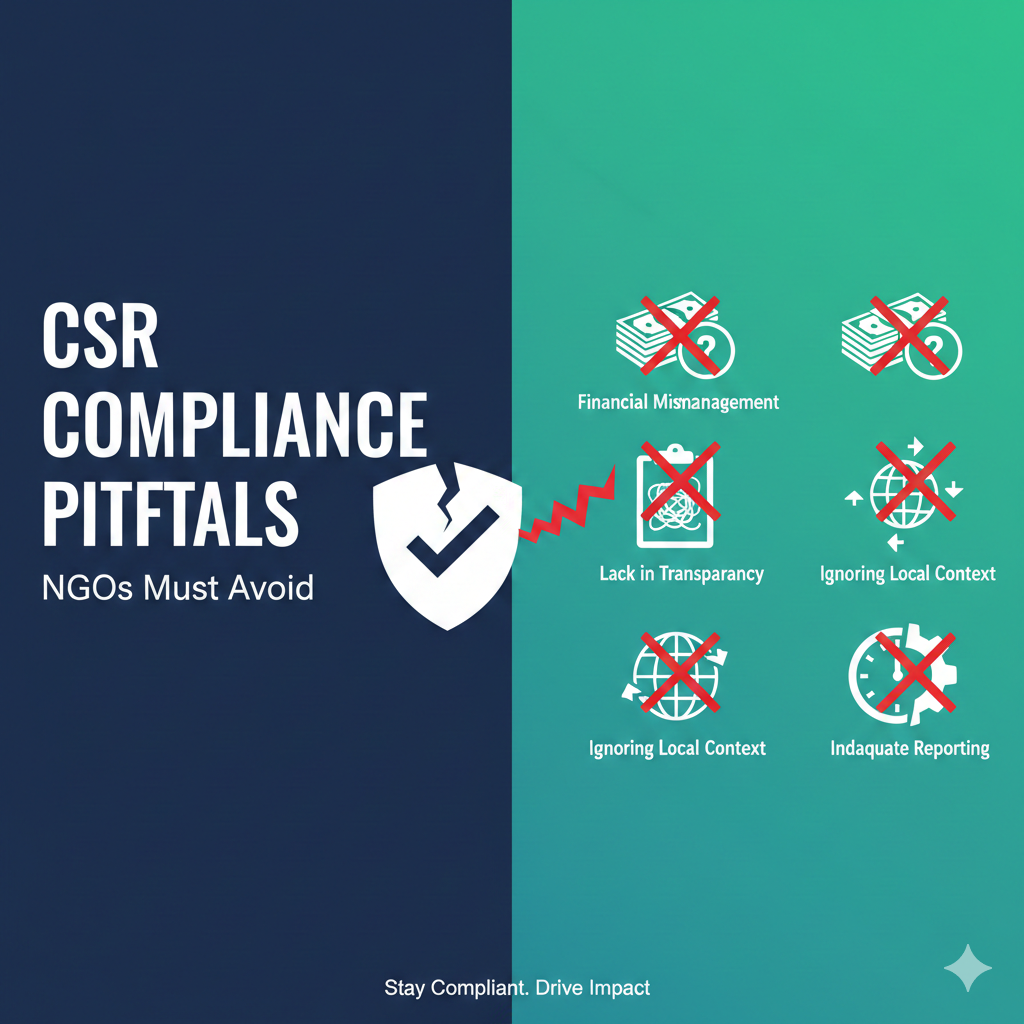 CSR अनुपालन में आम गलतियाँ जिन्हें NGOs को अवश्य