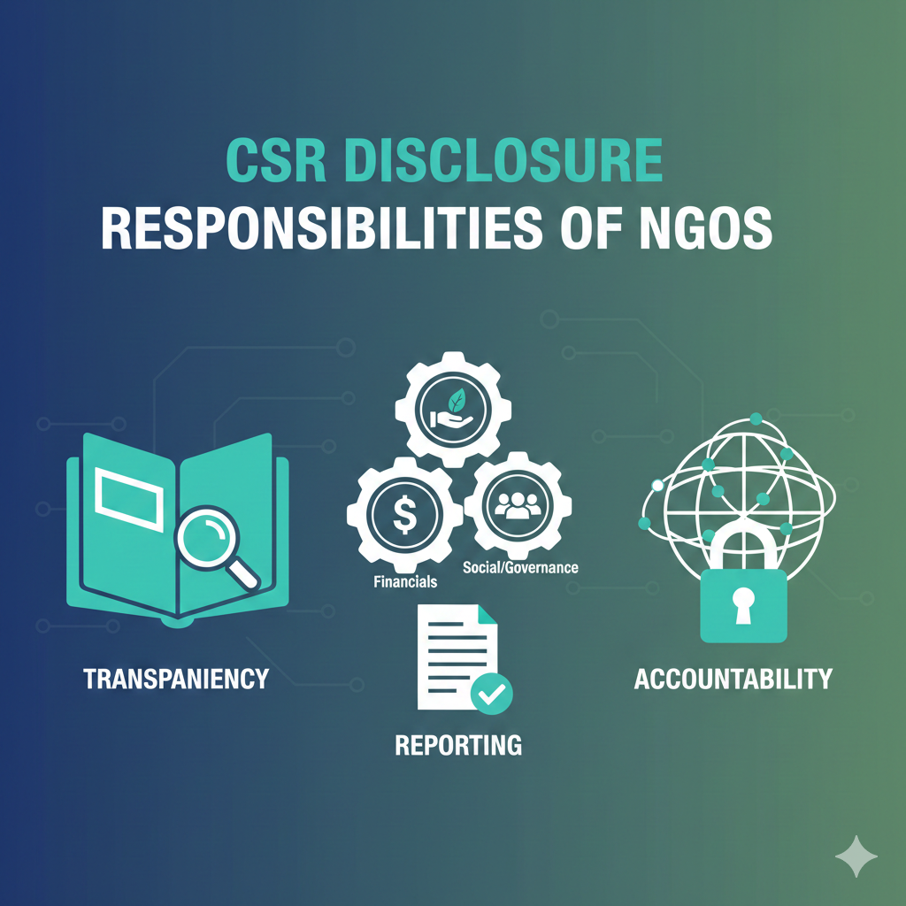 एनजीओ के लिए सीएसआर डिस्क्लोज़र जिम्मेदारियां