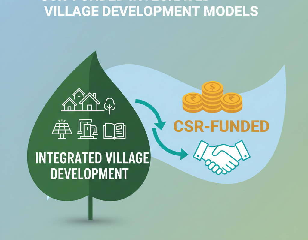 CSR-वित्तपोषित समेकित ग्राम विकास मॉडल