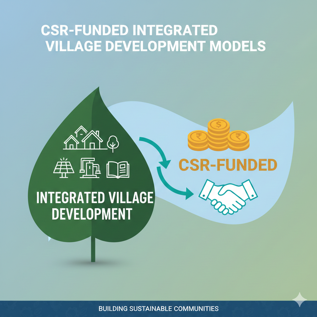 CSR-वित्तपोषित समेकित ग्राम विकास मॉडल
