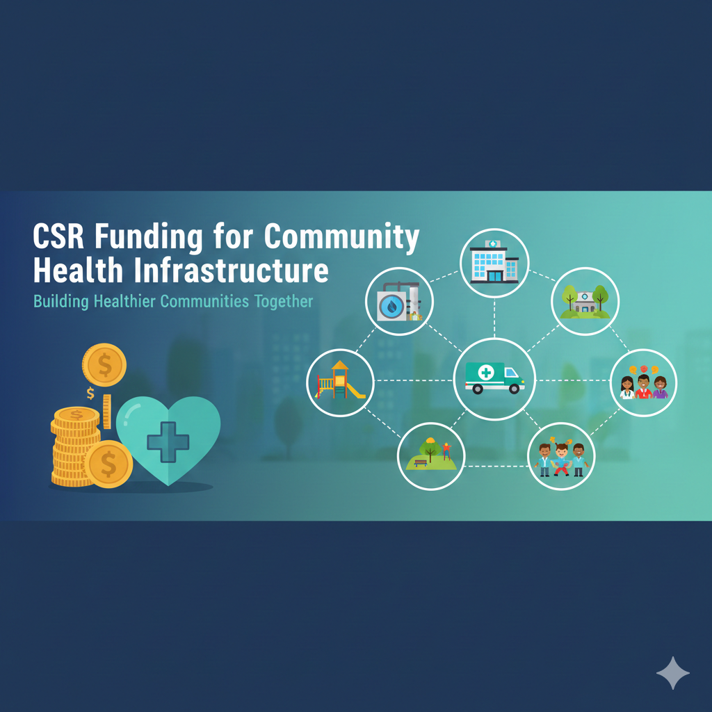 CSR फंडिंग के जरिए सामुदायिक स्वास्थ्य अवसंरचना में सुधार