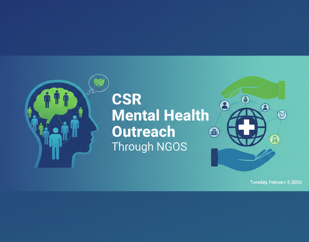NGO के माध्यम से CSR मानसिक स्वास्थ्य आउटरीच